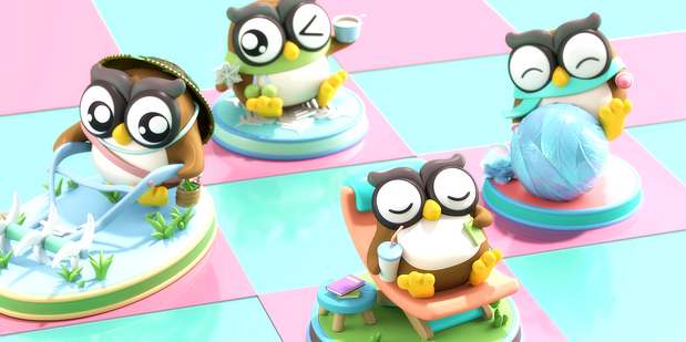 3D吉祥物：“映客直播” IP商业化系列