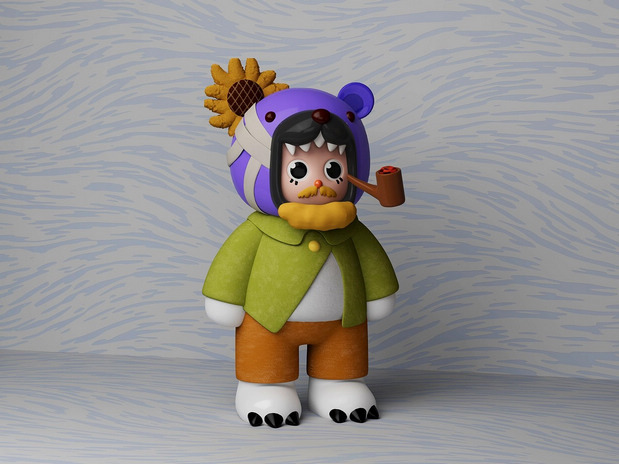 3D吉祥物：比哆熊|be doo bear