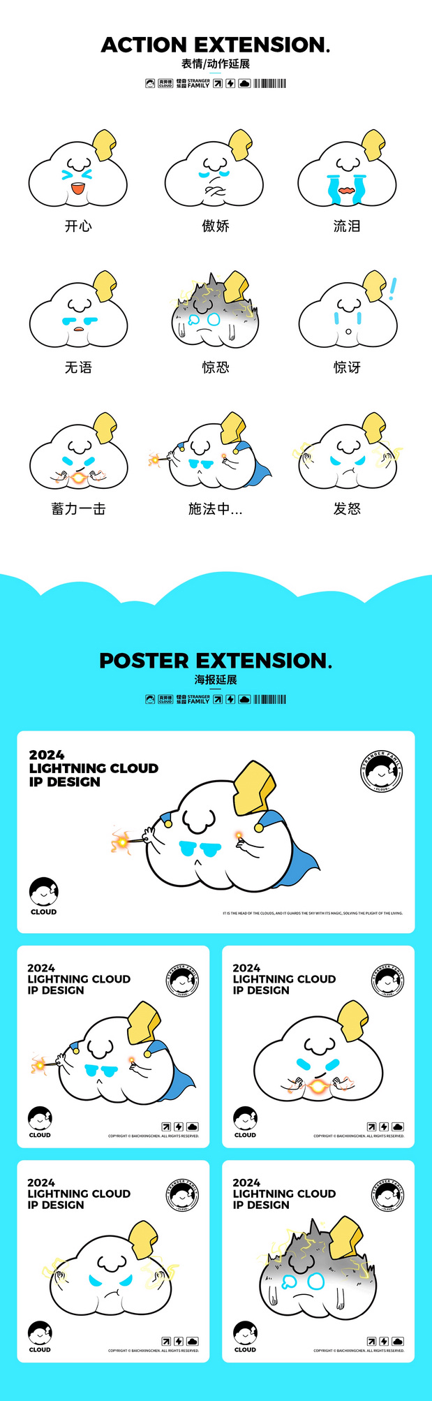 闪电云IP形象设计