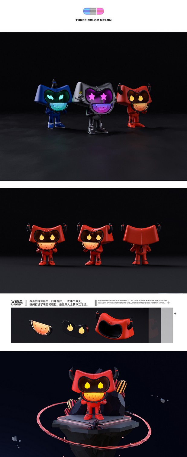 3D吉祥物：IP实验室-九仔