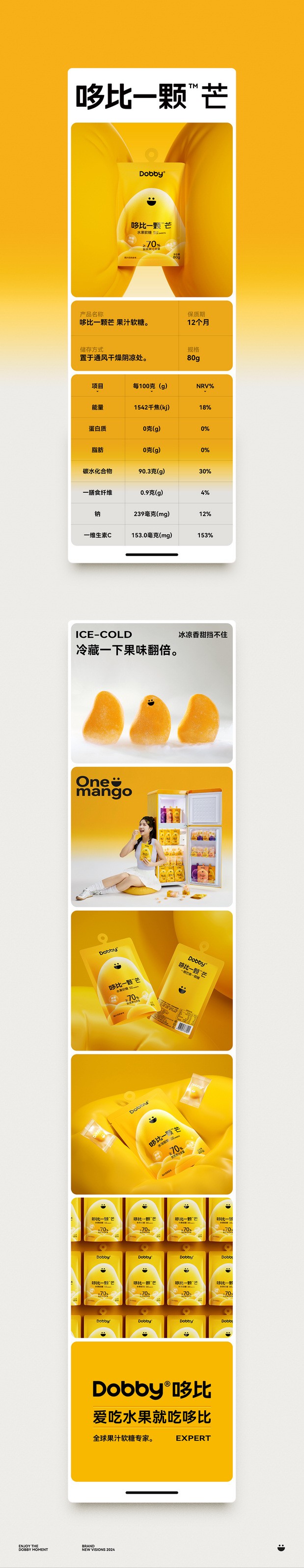 汤臣杰逊XDobby哆比-水果软糖