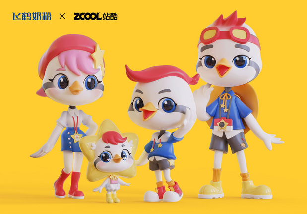 飞鹤家族IP形象