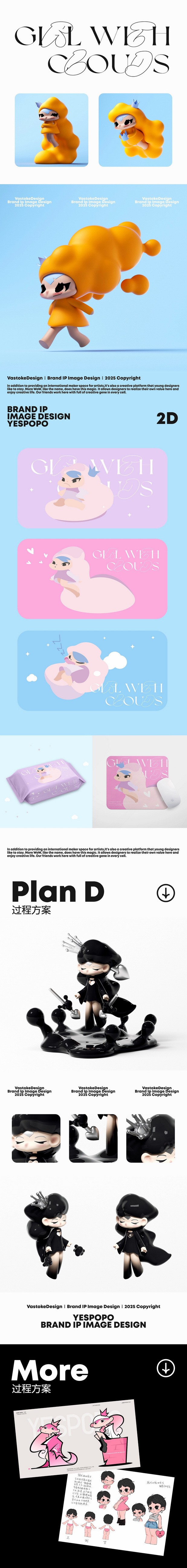 个护品牌YESPOPO IP形象设计