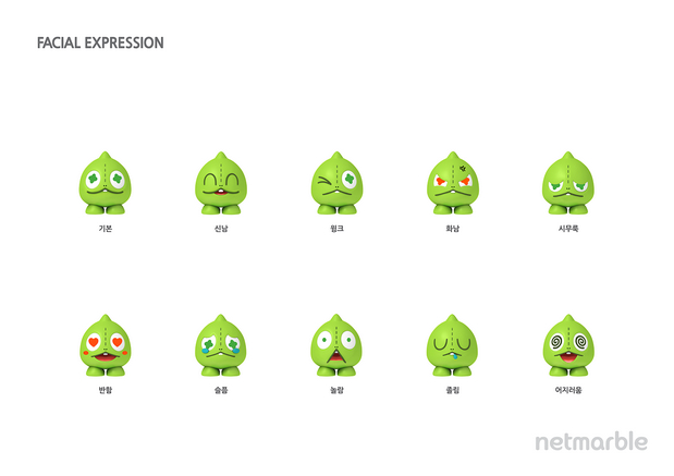 3D吉祥物：Netmarble Friends