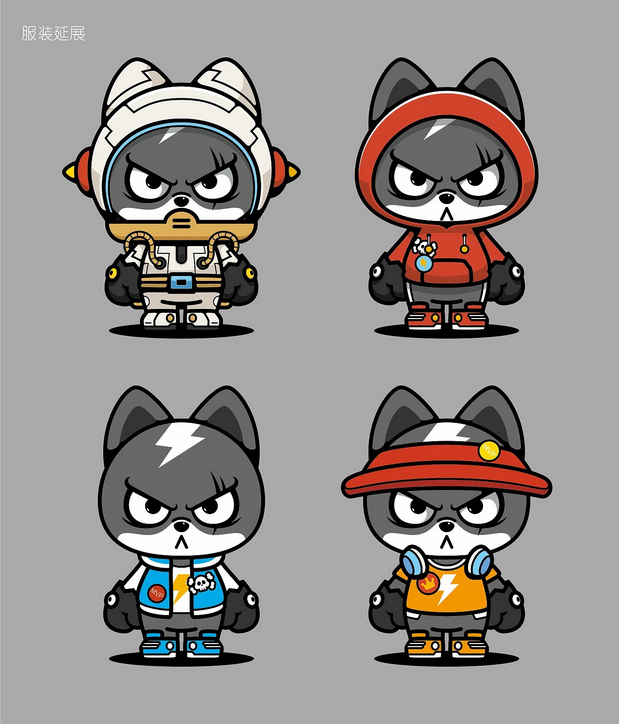 HanBa憨八—狗狗卡通形象设计