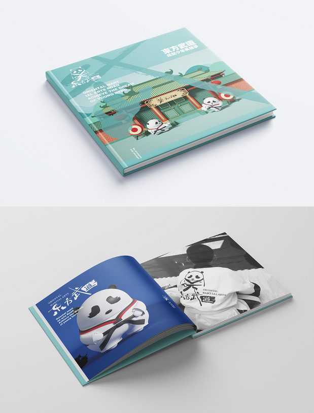 一家跆拳道IP设计