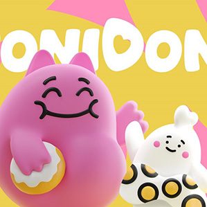 甜甜圈品牌标识标签卡通设计 /><img fetchpriority=