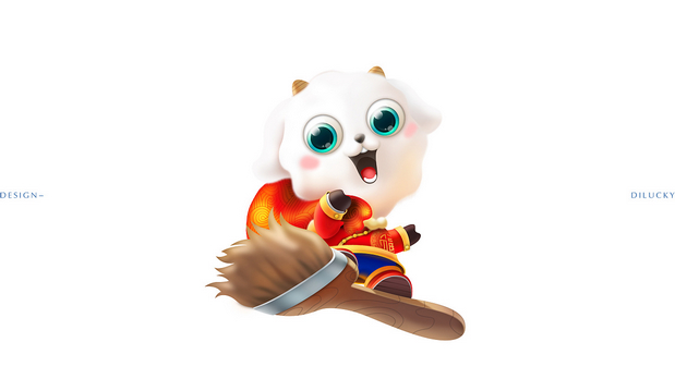 晨阳水漆吉祥物设计