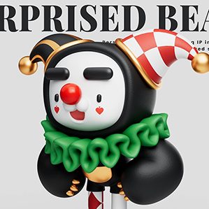 惊讶熊IP造型设计 /><img fetchpriority=