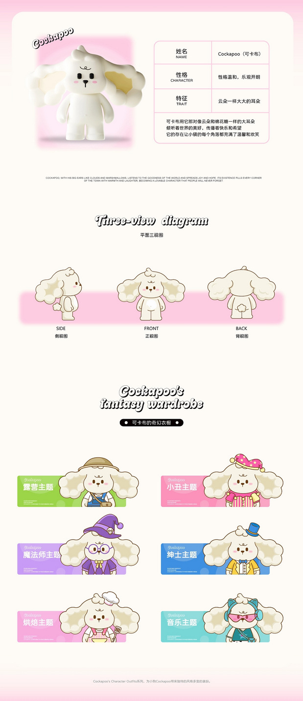 3D吉祥物：Cockapoo可卡布|小狗IP全案