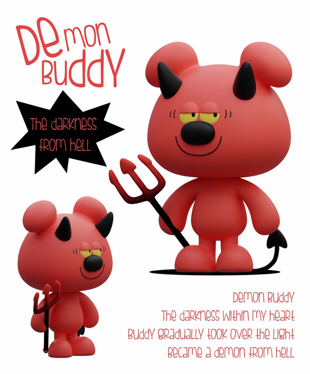 嗨我叫巴迪,一只普通的白色狗狗