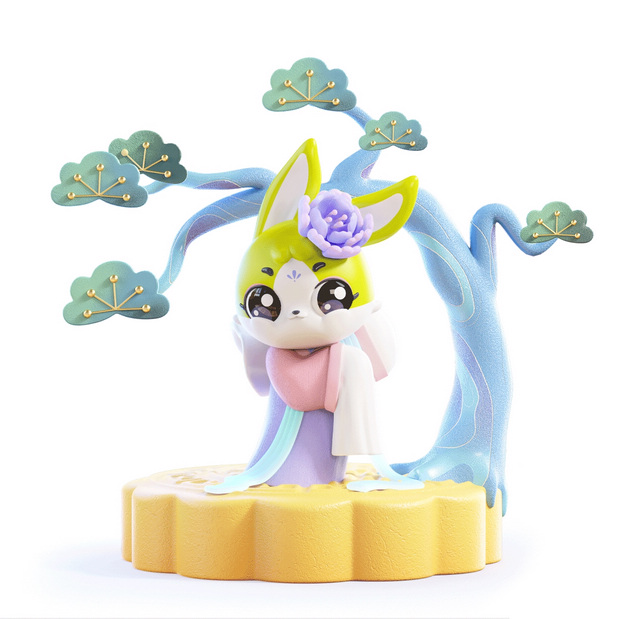 中秋视觉KV-节日IP吉祥物