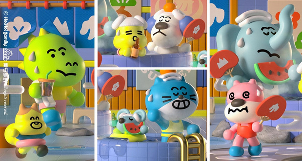 3D吉祥物：世界末日:HOIHOI FAMILY占领