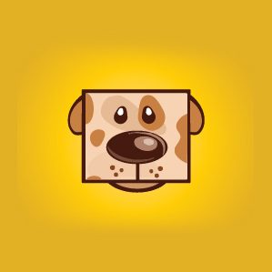 美丽创意的狗标志设计灵感 /><img fetchpriority=