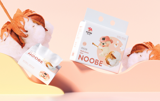 3D吉祥物：NOOBE 母婴纸巾品牌IP