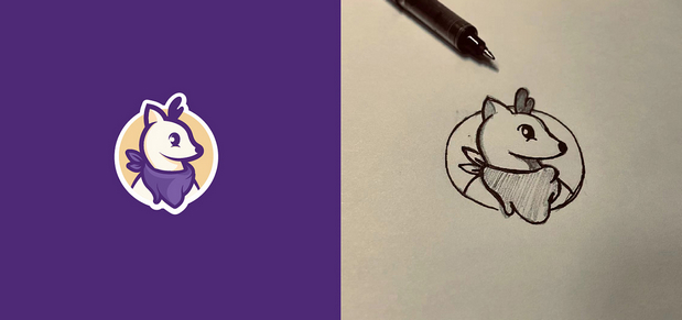 Vector mascots logoⅣ