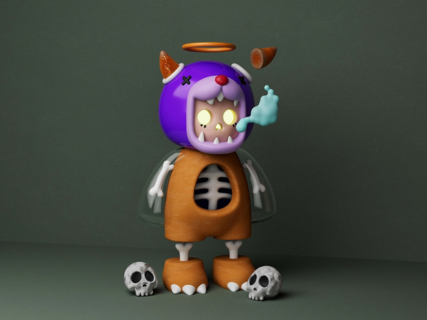 3D吉祥物：比哆熊|be doo bear