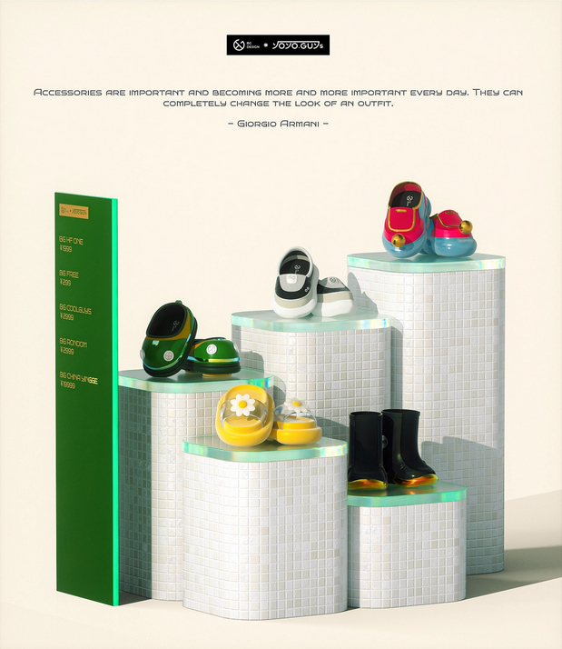 3D吉祥物：YOYOGUYS BG