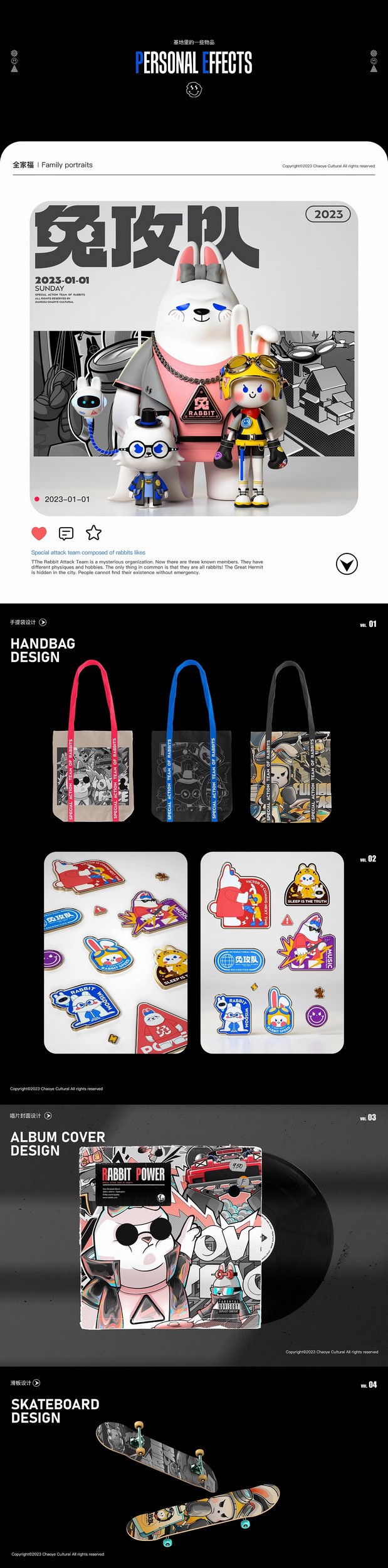 3D吉祥物：兔攻队IP及其载具设计