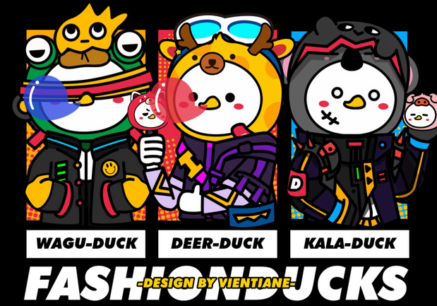 潮鸭时尚潮流IP形象视觉