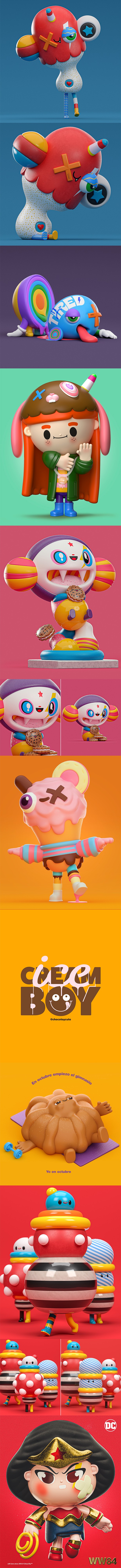 3D吉祥物：Chocotoy Art Collection/01