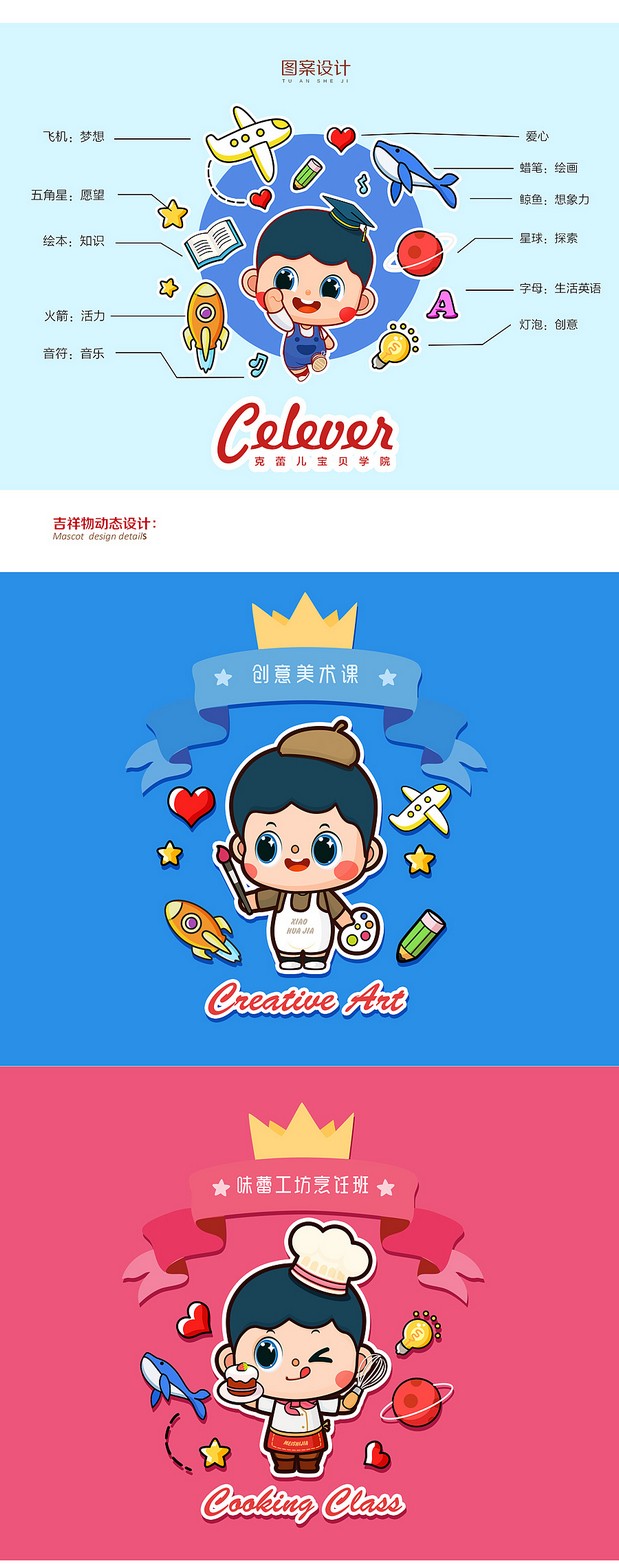 早教品牌吉祥物设计