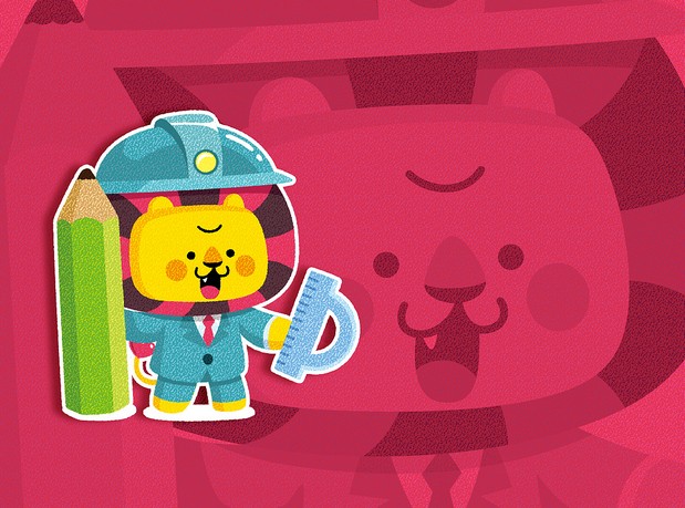 卡通吉祥物－小狮子