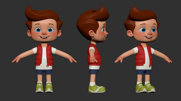 3D吉祥物：Totoy Kids