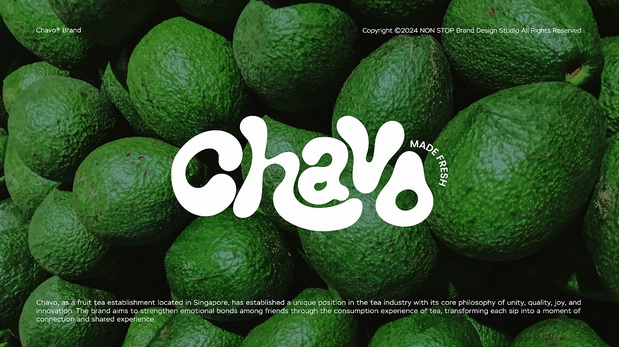 新加坡果茶Chavo品牌设计