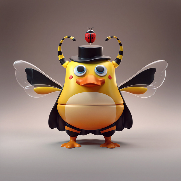 3D吉祥物：ba•doom