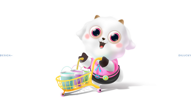 晨阳水漆吉祥物设计