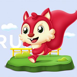 松鼠传媒吉祥物设计 /><img fetchpriority=