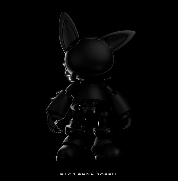 3D吉祥物：星骸兔STAR BONE RABBIT