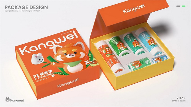 康为日用品品牌IP设计