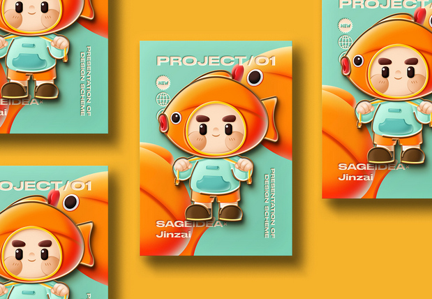 尚智原创IP形象|劲仔概念IP