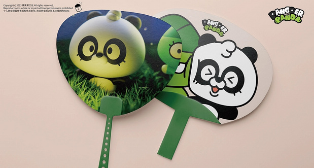 原创熊猫IP胖徳儿和小布