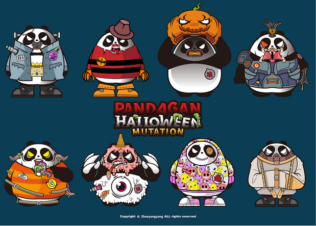 PANDA GAN HALLOWEEN