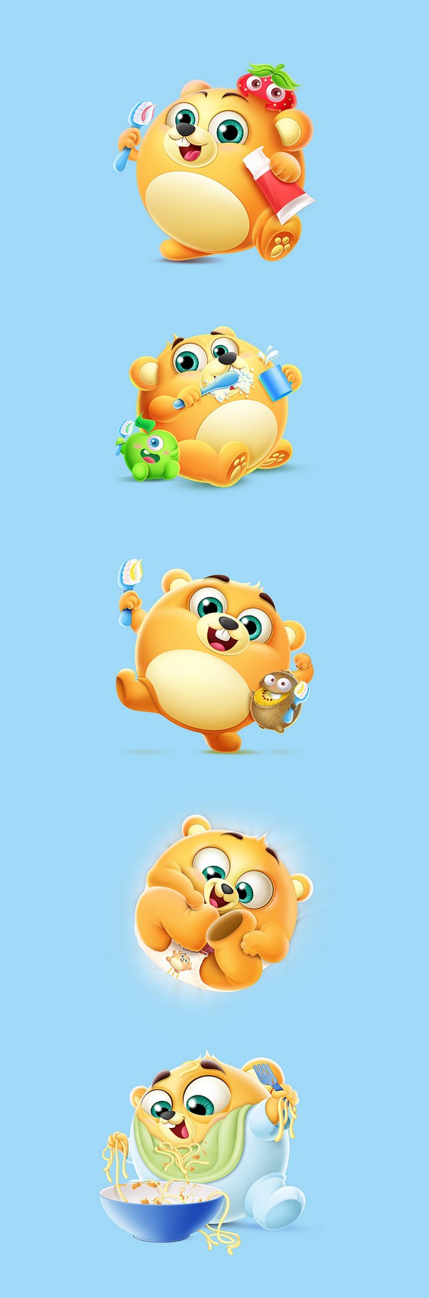 一些吉祥物的稿子