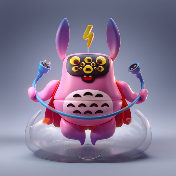 3D吉祥物：ba•doom