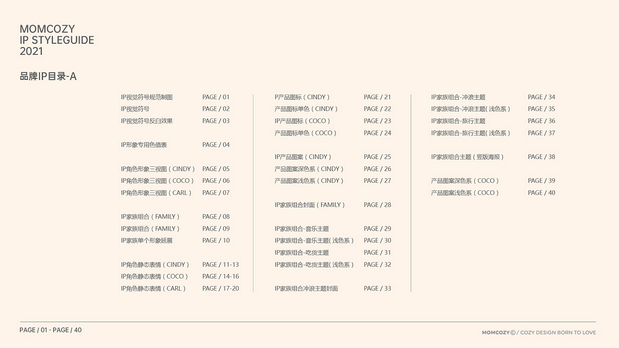 MOMCOZY IP STYLEGUIDE