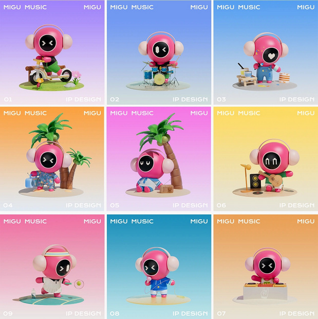 咪咕音乐运营设计IP形象升级