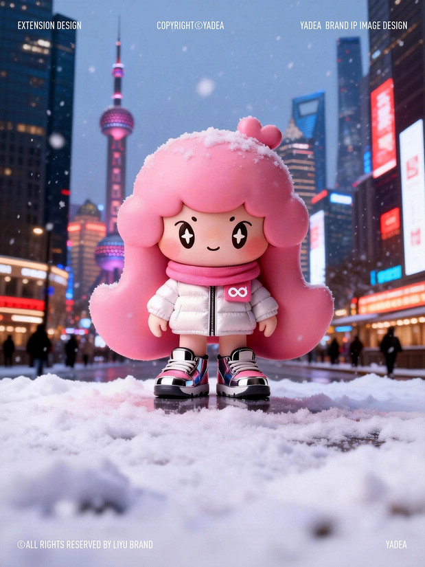 3D吉祥物：雅迪IP形象|迪沫沫&迪酷酷