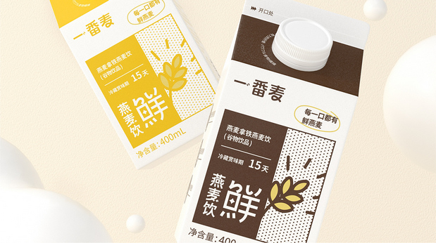 一番麦 燕麦奶 品牌升级