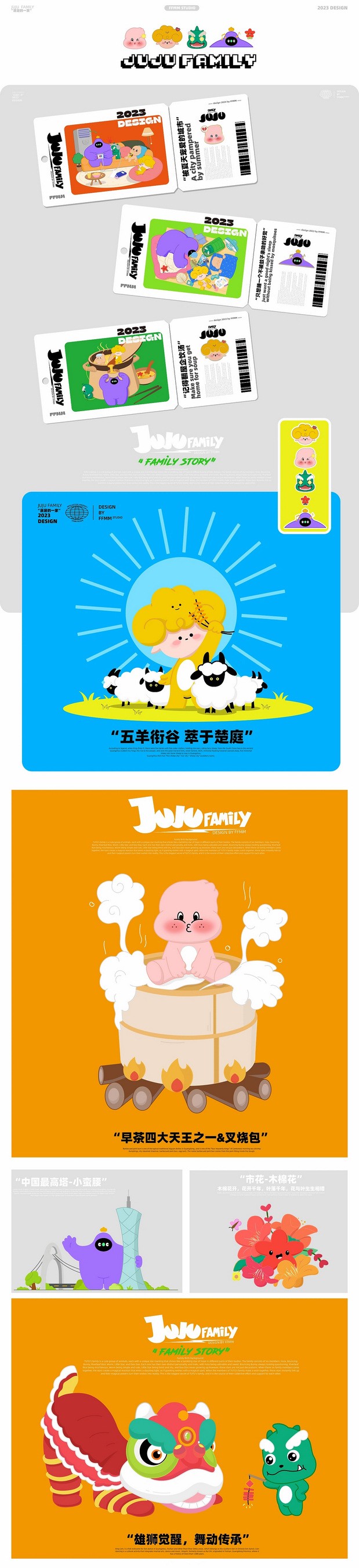 JUJU家族|品牌ip设计全案