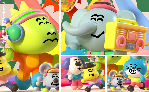 3D吉祥物：世界末日:HOIHOI FAMILY占领