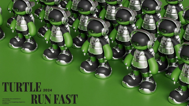 IP形象设计-乌龟快跑