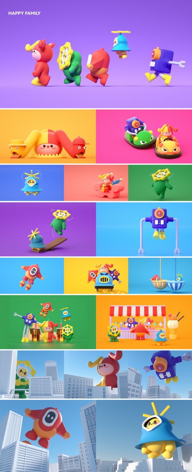 欢乐谷IP形象大使设计