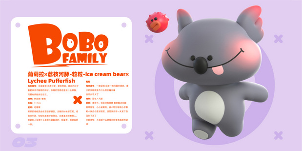 原创IP设计|BOBO家族ip设计