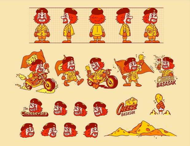 韩国烤鸡炸鸡品牌VI视觉