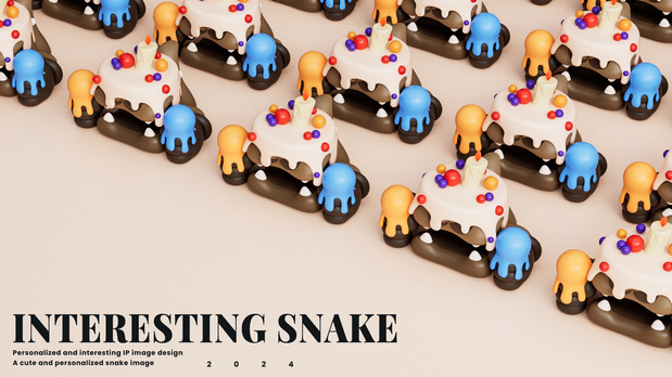 蛇形象IP设计Interesting Snake